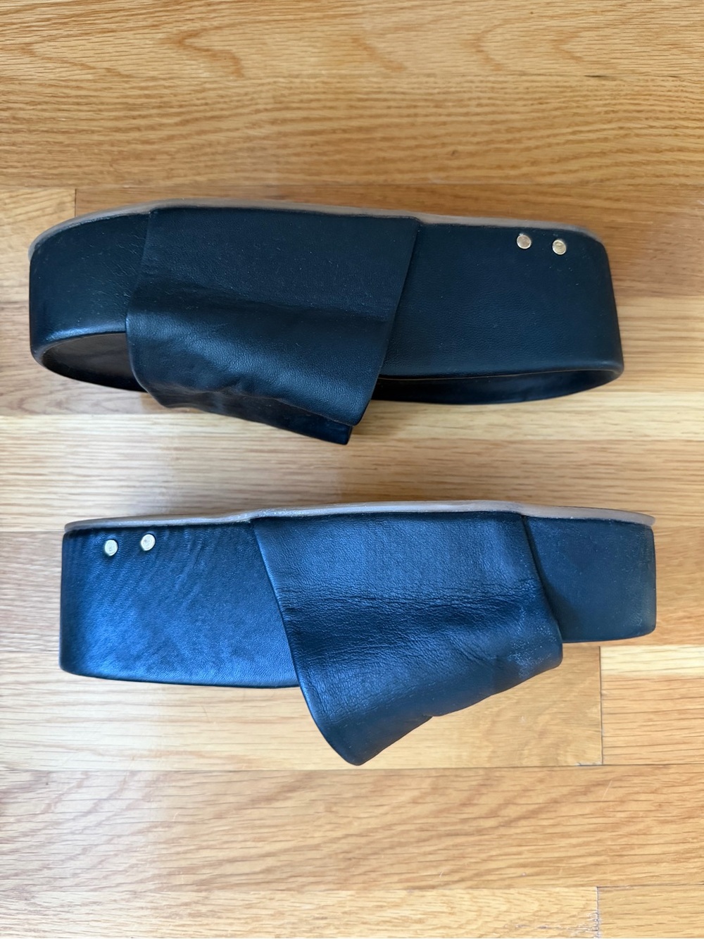 beek Black Slide Platform Sandals - Picture 2 of 2